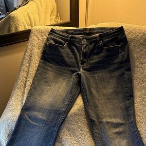 White House Black Market Dark Blue Skinny Jeans